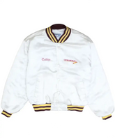 Satin Varsity Letterman Bomber Jacket
